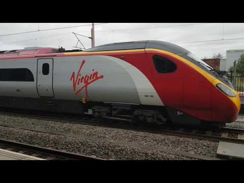 Virgin Pendolino Leaving Rugby