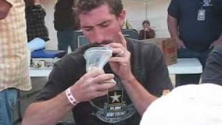 preview picture of video 'Raw Oyster Eating Contest at Fulton, Texas Oysterfest'