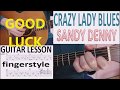CRAZY LADY BLUES - SANDY DENNY   fingerstyle  GUITAR LESSON