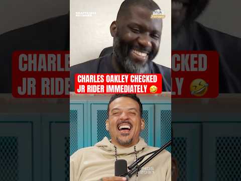 Charles Oakley stepped to JR Rider IMMEDIATELY 💀