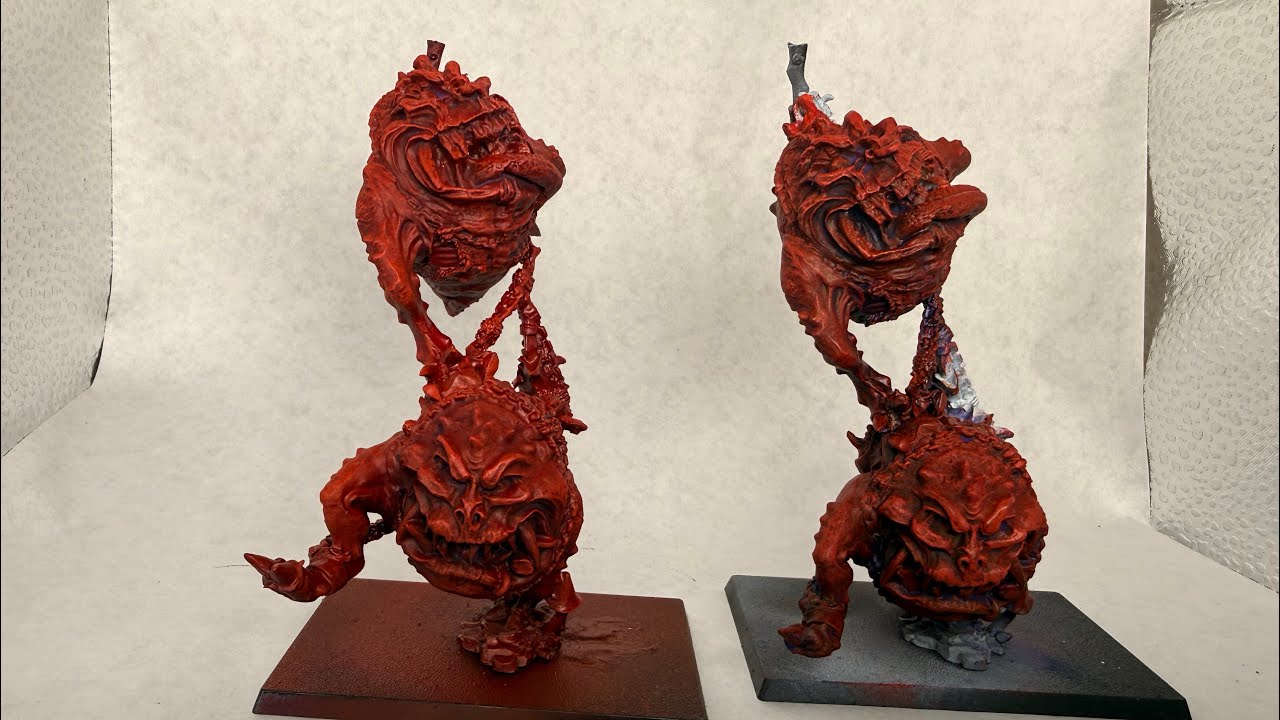 How to Paint Red - Airbrush vs Drybrush