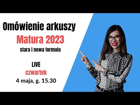🆕Matura 2023 - omówienie arkuszy - stara i nowa formuła - TRANSMISJA NA ŻYWO