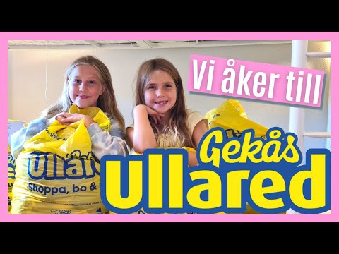 Miniatyrbild: Gekås i Ullared-haul! Familjevlogg – Ullared haul på YouTube