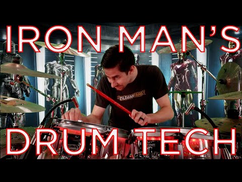 I AM IRON MAN'S DRUM TECH - Avengers Drumming Series