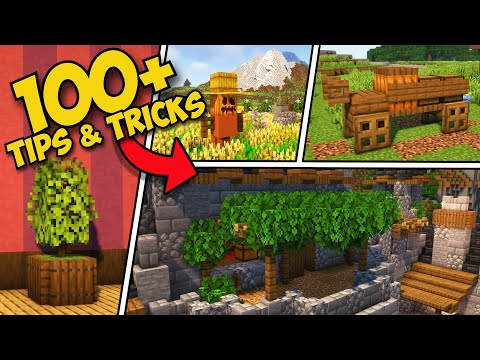 100+ Minecraft Building Tips and Ideas!