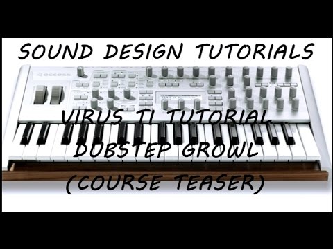 Viru TI - making a Dubstep Growl.. (Course teaser)