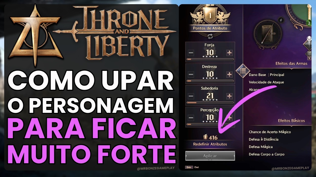 Como Upar Equipamentos e Habilidades no Jogo Throne and Liberty | 2024 | Equipamentos e Habilidades