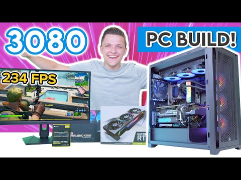 $2500 RTX 3080 Gaming PC Build w/ Benchmarks! [ft. Suprim X 3080, Corsair 5000D & more!]