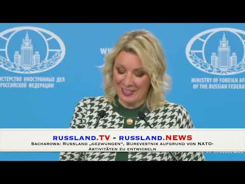 Sacharowa: Russland „gezwungen“, Burevestnik aufgrund von NATO Aktivitäten zu entwickeln