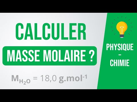 Comment Calculer une MASSE MOLAIRE 💡Méthode | Physique-Chimie (lycée)
