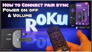 How to Connect Your Roku Remote to TV Pair & Sync