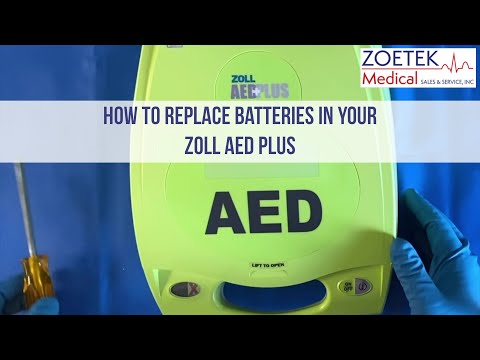 How to Replace Batteries in the Zoll AED Plus