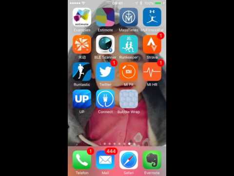 How to connect Xiaomi Mi Band 1S to Apple Health - details