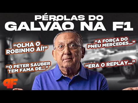 AS MAIORES PÉROLAS DE GALVÃO BUENO NA F1 - Primeira Fila
