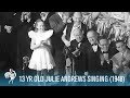 Julie Andrews (Aged 13) Sings for King George VI.