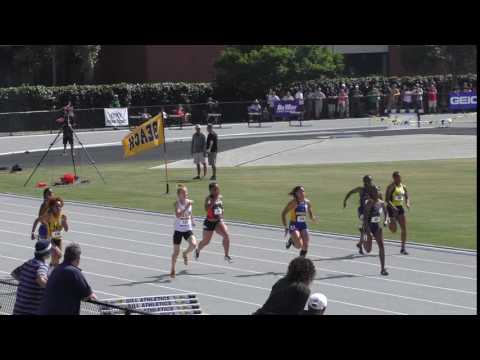 Women's 100m Prelim - Williams, Reyes, Thompson