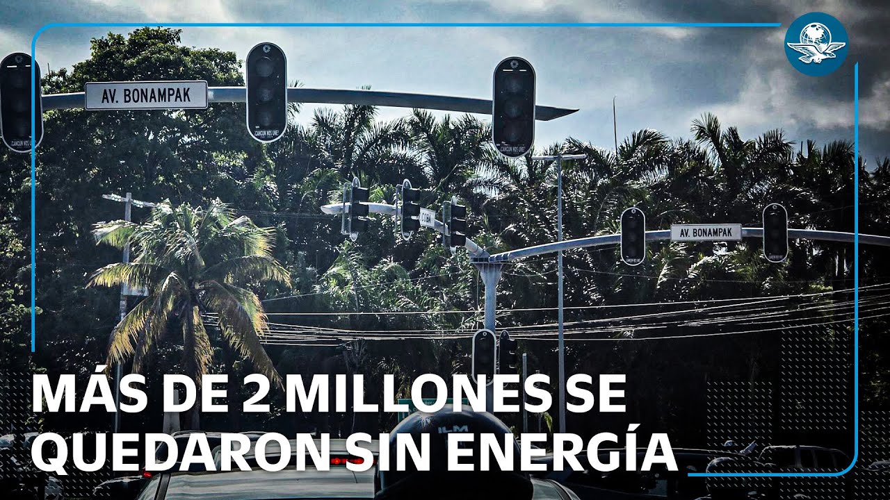 Esta fue la causa del apagón masivo en la Península de Yucatán