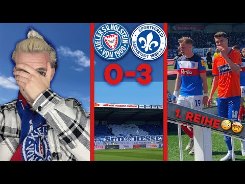 HOLSTEIN KIEL - DARMSTADT 98 STADIONVLOG | ERSTE REIHE 🤯 | KLATSCHE vom TABELLENFÜHRER🫠