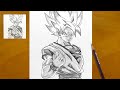How To Draw Goku SSJ Easy Anime Drawing Step By Step