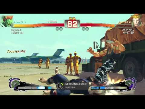 Online Casuals  Super Street Fighter 4  Doctor DooM Guile vs Sagat06 Blanka 4