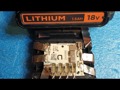 How to Unblock a Black&Decker Li-Ion Battery