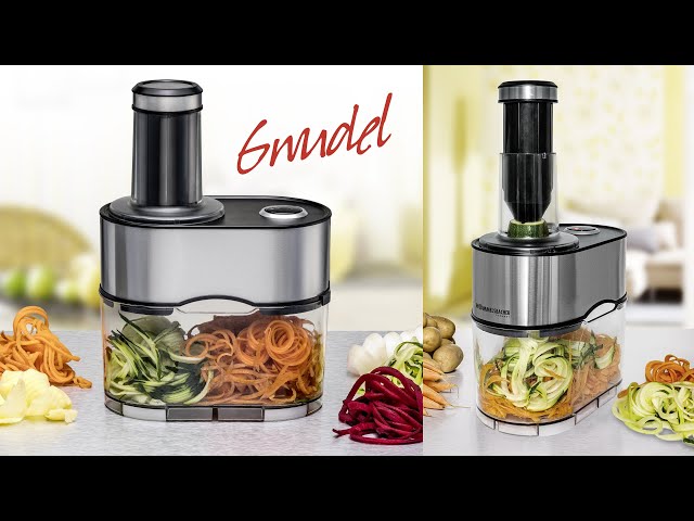 Video Teaser für ROMMELSBACHER EGS 80 Spiralschneider ♥ Gnudel ♥ leckere Gemüsenudeln ♥ gesund und vielseitig