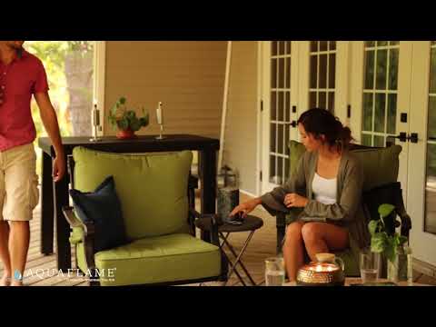 AquaFlame Color-Changing Fountain