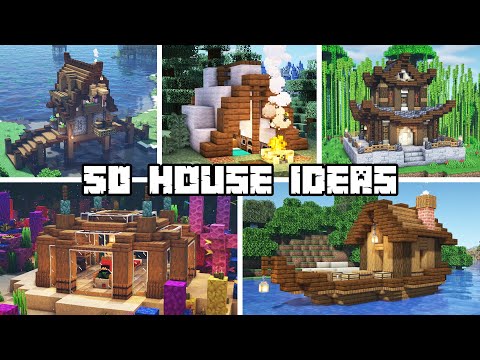 50+ Minecraft House Ideas for your Survival World!