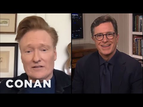Stephen Colbert Wants To Send Conan A Birthday Present | CONAN on TBS