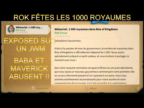 ROK FÊTES LES 1000 ROYAUMES ! JWM ONT UN CHEATER ?