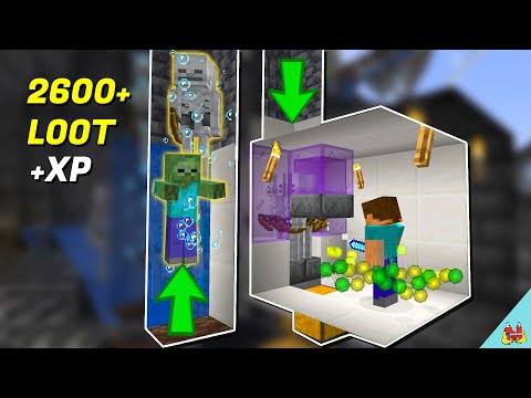 Minecraft's MOST OVERPOWERED XP Farm Using Mob Spawner (Tutorial)