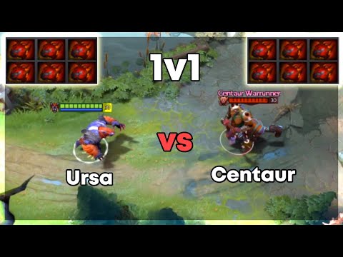Ursa vs Centaur with 6x Bashers | Level 30 Dota 2 1v1 | Who Will Win?