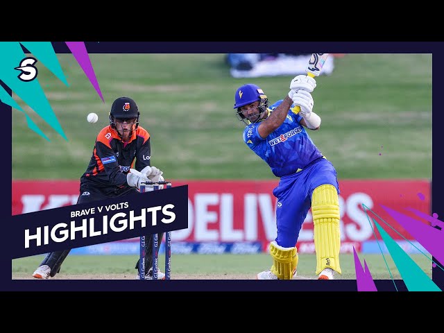 Tense T20 TIED! Northern Brave v Volts | Super Smash 25/26 Match Highlights