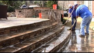 Muriatic Acid Patio Cleaning