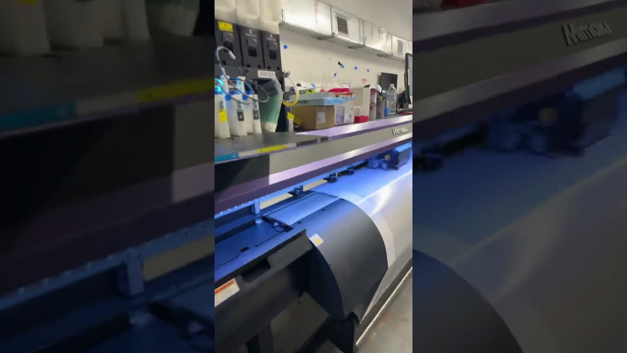 Printing 3M Vinyl Wraps with Mimaki Quick Wrap Process #printing #process #automobile #wrappingfilm