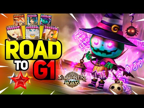 Road to G1 with YOLO BRUISER Team - Summoners War