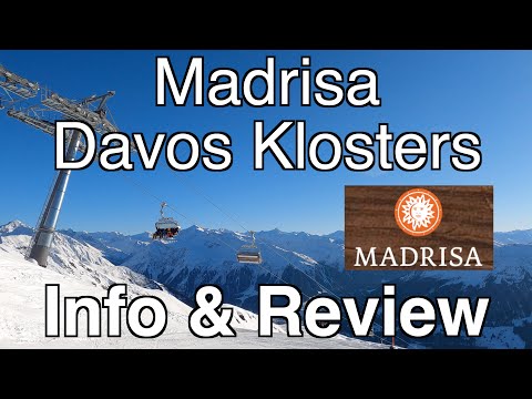 Davos Klosters Madrisa Ski Resort Review & Information, Switzerland 4K