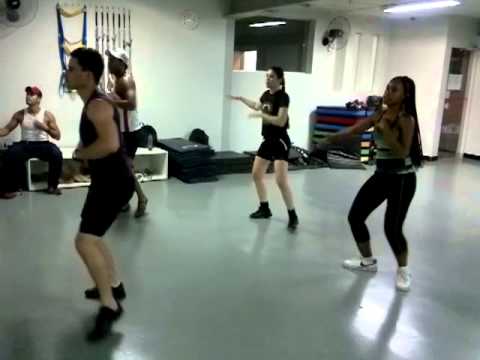 Aerodance Brasil ensaiando Axé 15.02.2012