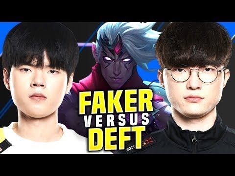FAKER PLAYS ADC vs DEFT!   SKT T1 Faker Plays Varus ADC vs Kalista!   KR SoloQ Patch 10 12