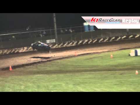 Junior Sedans: Jordan Wilson Rollover - Kingaroy Speedway