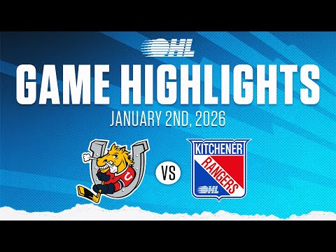 OHL Highlights: Barrie Colts @ Kitchener Rangers Jan. 2, 2026