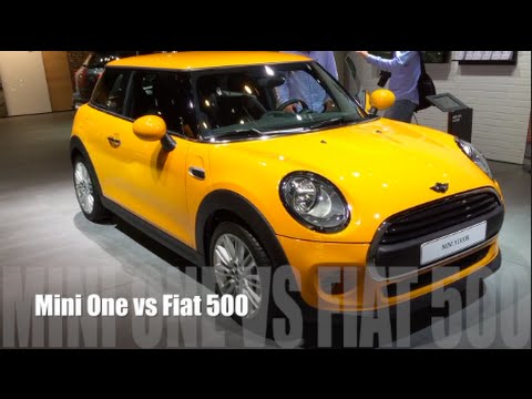 Mini One 2016 vs Fiat 500 2016