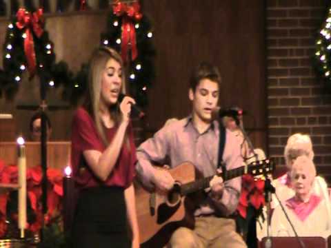 Emily and Jeff sing God Rest Ye Merry Gentlemen at Christ United Methodist Church Tulsa, OK