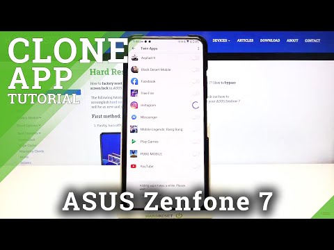Duplicate Applications on ASUS Zenfone 7 – Clone Apps Option