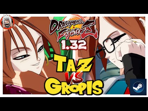 DBFZ Taz vs Gropis (Gropis, Gohan, A21) Vs (SuperBaby2, A21LC, Frieza)