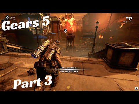 Gears 5 - Part 3 - Get to the Crash Site - Playthrough Walkthrough gameplay - No Comm