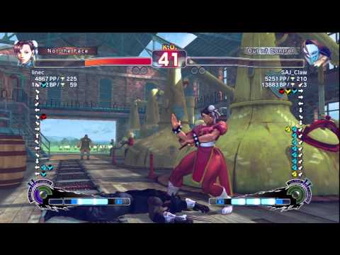 linec [Chun-Li] vs. SAJ [Claw] - PS3 SSF4 Arcade Edition