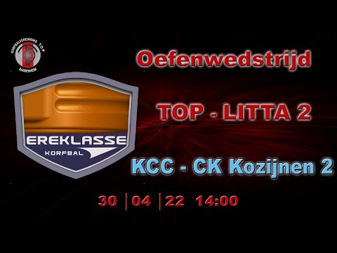 Oefenwedstrijd Ereklasse Korfbal: TOP/LITTA 2 tegen KCC/CK Kozijnen 2