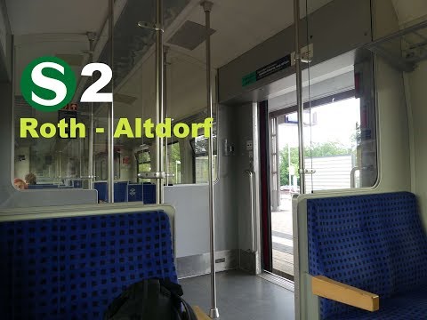 Br 143 + x-Wagen Mitfahrt S2 Roth - Altdorf (bei Nürnberg)
