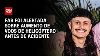 Vídeo: Morte Oliver Tree: FAB foi alertada sobre aumento de voos de helicóptero | CNN NOVO DIA